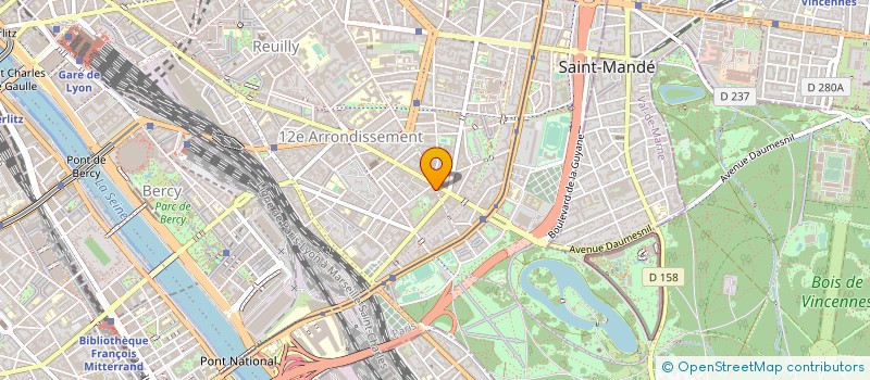 localisation de l'entreprise ETUDES VERIFICATION TRAVAUX BATIMENT à PARIS