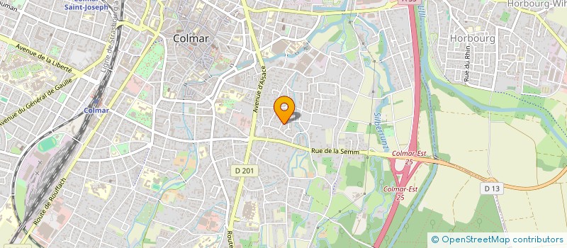localisation de l'entreprise ETUDES/VRD/ME à COLMAR
