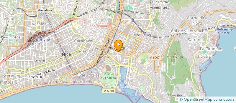 localisation de l'entreprise ETUDIA-EURIMA à NICE