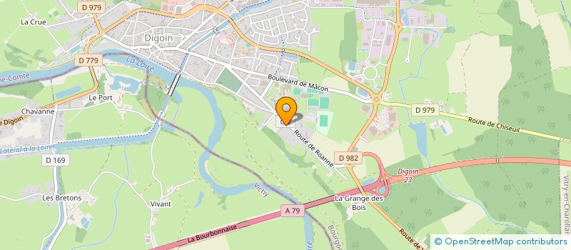 localisation de l'entreprise ETUDIANT EN ASSOCIAT ACTION COMMERCIALE  DIGOIN