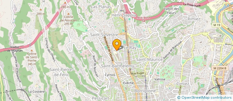 localisation de l'entreprise ETUDIANTS DE LA VILLA ARSON à NICE