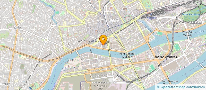 localisation de l'entreprise ETUDIANTS EN PHARMACIE INDUSTRIE NANTES  NANTES