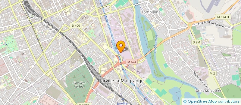 localisation de l'entreprise ETUDIANTS IADE DE NANCY  NANCY