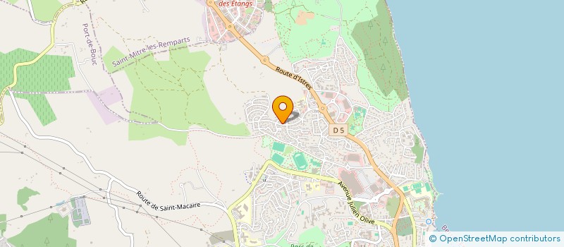 localisation de l'entreprise ETUDIANTS INFIRMIERS MARTEGAUX SANS FRONTIERES à MARTIGUES