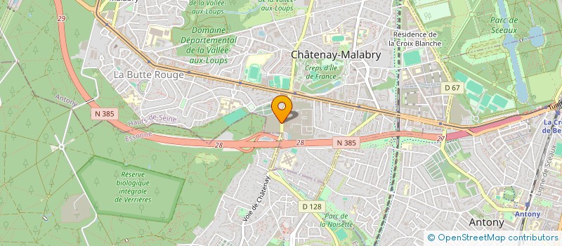 localisation de l'entreprise ETUDIANTS LIAIS INDUS PHARM SERVI ETUDES à CHATENAY-MALABRY