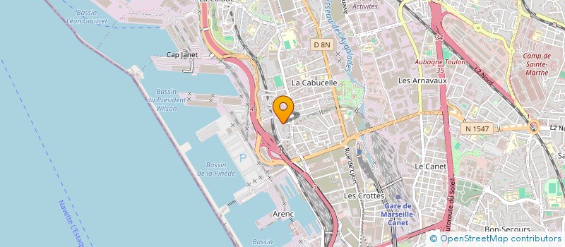 localisation de l'entreprise ETUDIANTS MUSULMANS DE FRANCE à MARSEILLE
