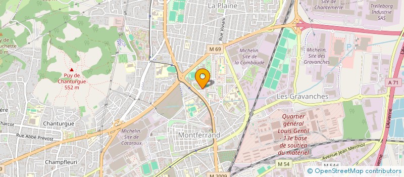 localisation de l'entreprise ETUDIANTS MUSULMANS DE FRANCE-CLERMONT FERRAND  CLERMONT-FERRAND