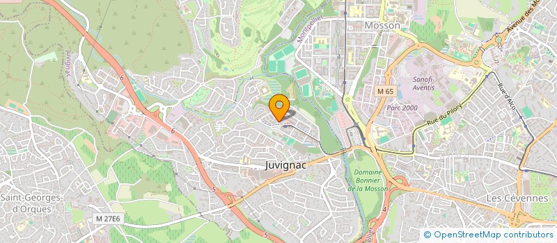 localisation de l'entreprise ETUDIANTS MUSULMANS DE FRANCE-MONTPELLIER (EMF) à JUVIGNAC