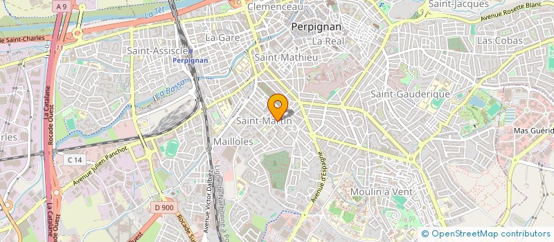 localisation de l'entreprise ETUDIANTS MUSULMANS DE FRANCE - PERPIGNAN  PERPIGNAN
