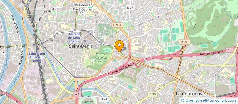 localisation de l'entreprise ETUDIANTS MUSULMANS DE FRANCE -SAINT-DENIS à SAINT-DENIS