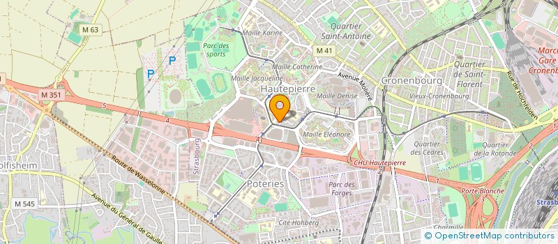 localisation de l'entreprise ETUDIANTS MUSULMANS DE FRANCE-STRASBOURG à STRASBOURG