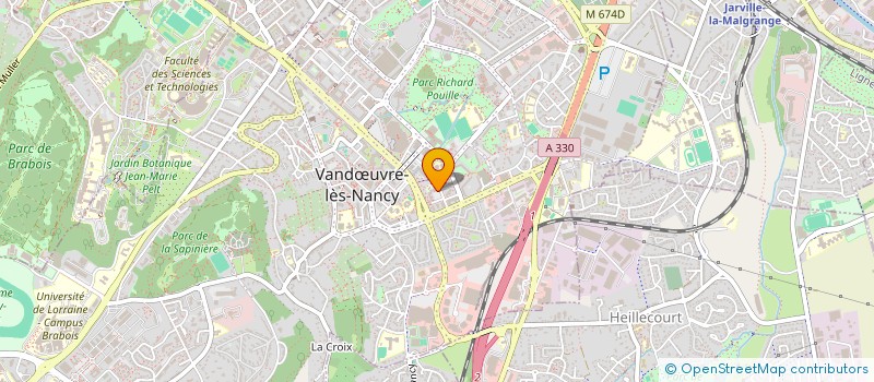 localisation de l'entreprise ETUDIANTS VIETNAMIENS A NANCY-METZ  VANDUVRE-LES-NANCY