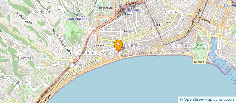 localisation de l'entreprise ETUDIERUSA à NICE