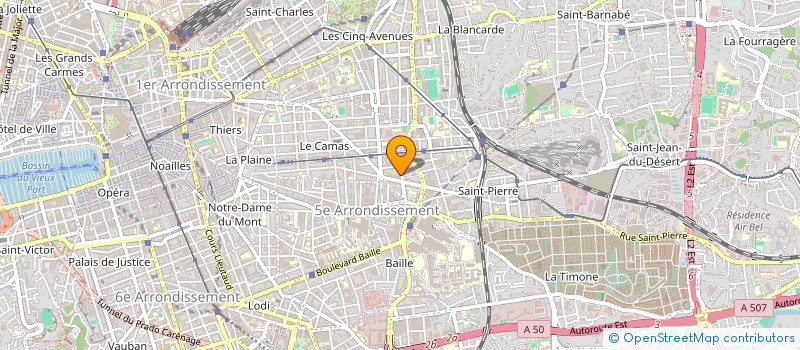localisation de l'entreprise ETUDISDANSE à MARSEILLE