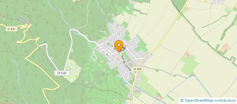 localisation de l'entreprise ETUDREA à WATTWILLER