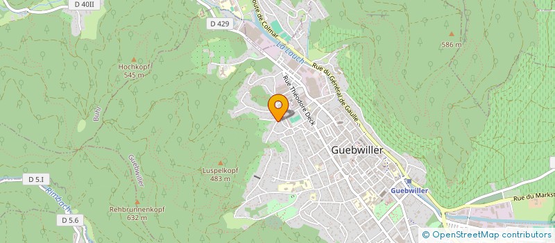 localisation de l'entreprise ETUEFFONT  GUEBWILLER