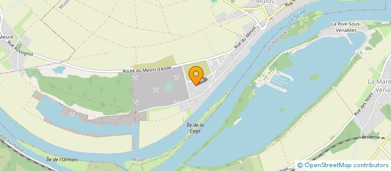 localisation de l'entreprise ETUMECA à MUIDS