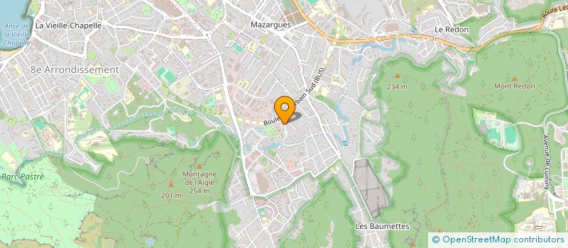 localisation de l'entreprise ETUMED à MARSEILLE 9EME