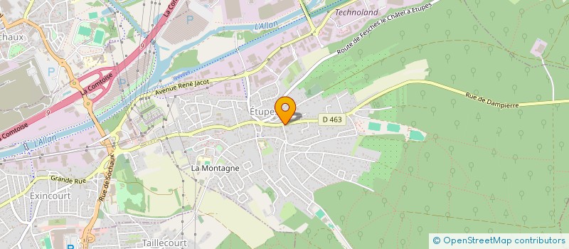 localisation de l'entreprise ETUP'IMMOBILIER  ETUPES