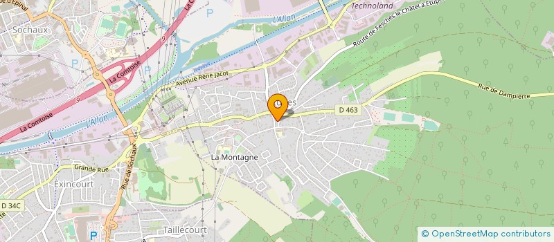 localisation de l'entreprise ETUP'VIANDE à ETUPES