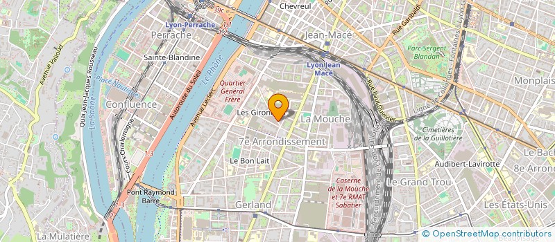 localisation de l'entreprise ETUT'ENGAGES  LYON