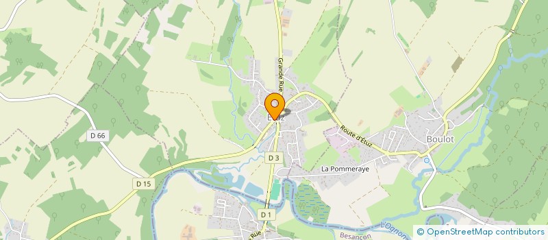 localisation de l'entreprise ETUZ CUSSEY JUDO  ETUZ