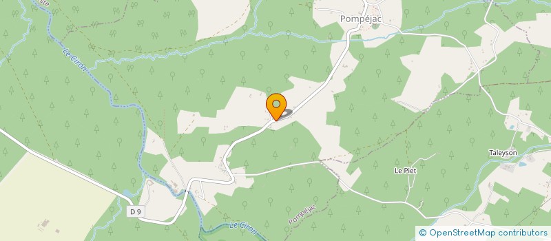 localisation de l'entreprise ETV CLIMATISATION  POMPEJAC