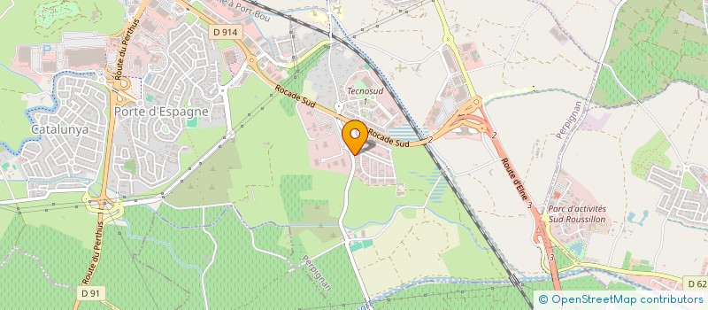 localisation de l'entreprise ETV INGENIERIE  PERPIGNAN