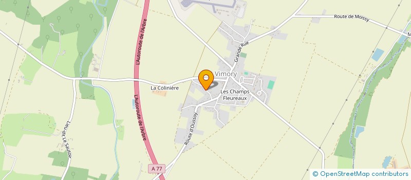 localisation de l'entreprise ETVIEDANCE  MONTARGIS