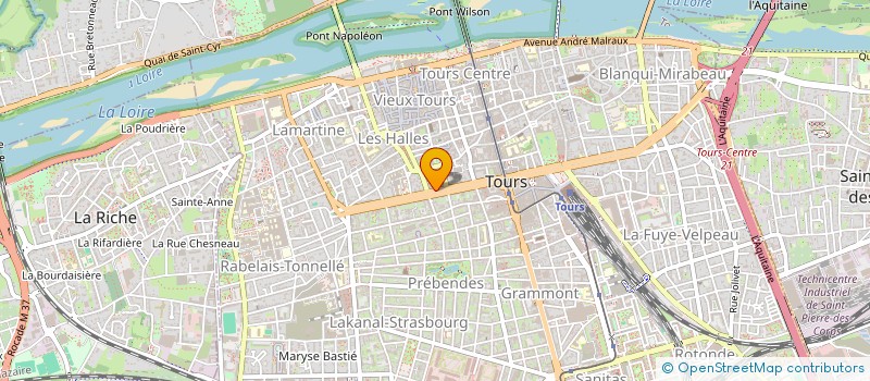 localisation de l'entreprise ETW  TOURS