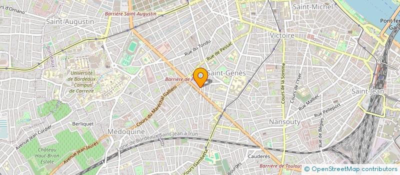 localisation de l'entreprise ETWEBERA  BORDEAUX