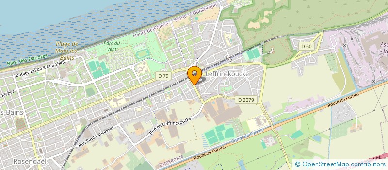 localisation de l'entreprise ETWIEN à DUNKERQUE