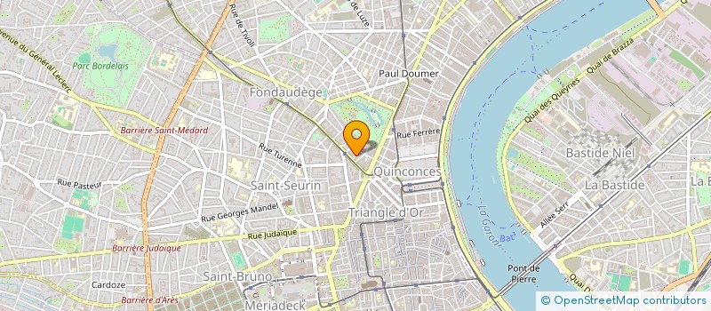 localisation de l'entreprise ETXE à BORDEAUX