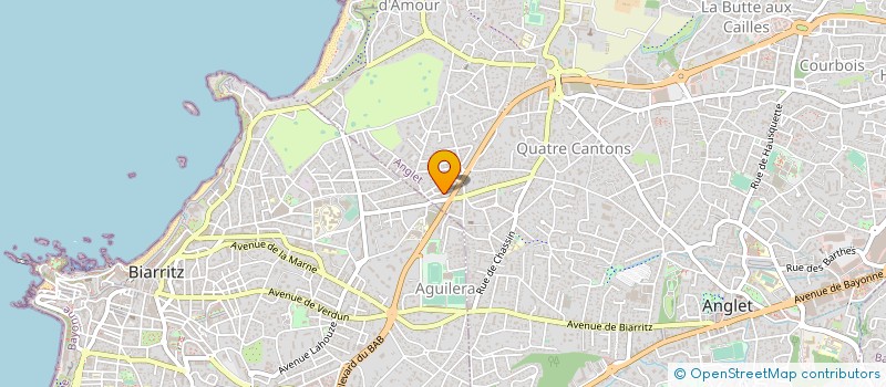 localisation de l'entreprise ETXE BIDARTE à ANGLET