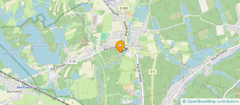 localisation de l'entreprise ETXE-ITSAS à SERMAMAGNY