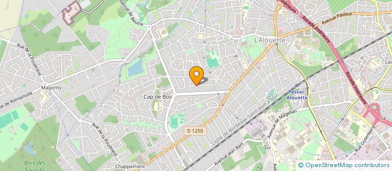 localisation de l'entreprise ETXE LOUSTAU  PESSAC