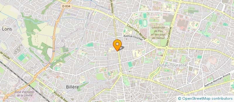 localisation de l'entreprise ETXE & OSSAU ANAIENAK  PAU