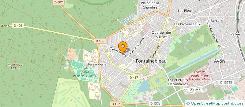localisation de l'entreprise ETXE PARATRE  FONTAINEBLEAU