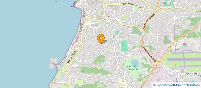 localisation de l'entreprise ETXE POP à BIARRITZ