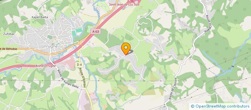 localisation de l'entreprise ETXE XURIA  URRUGNE