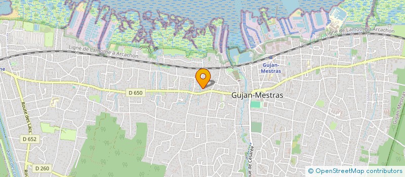 localisation de l'entreprise ETXE ZORION  GUJAN-MESTRAS