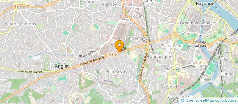 localisation de l'entreprise ETXEA  BAYONNE