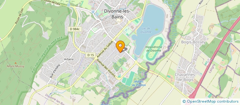 localisation de l'entreprise ETXEA  DIVONNE-LES-BAINS