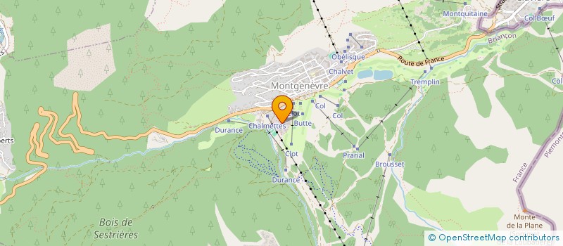 localisation de l'entreprise ETXEA  MONTGENEVRE