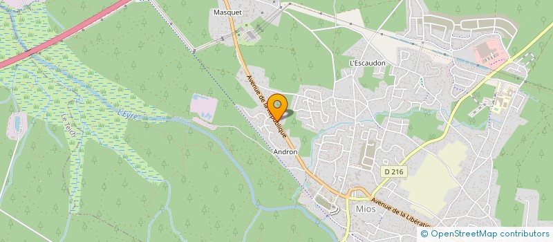 localisation de l'entreprise ETXEA BURGANA à MIOS