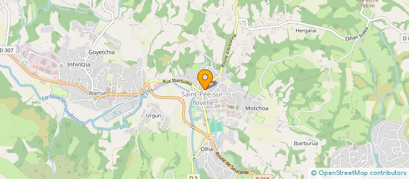 localisation de l'entreprise ETXEA COURTAGE FINANCEMENT  SAINT-PEE-SUR-NIVELLE