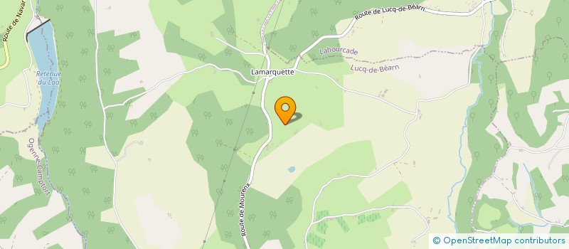 localisation de l'entreprise ETXEA-GAPIDUVA  LUCQ-DE-BEARN