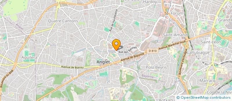 localisation de l'entreprise ETXEA RENOVATION  ANGLET