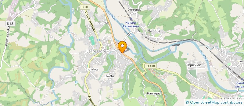 localisation de l'entreprise ETXEAN LARRESSORE  LARRESSORE