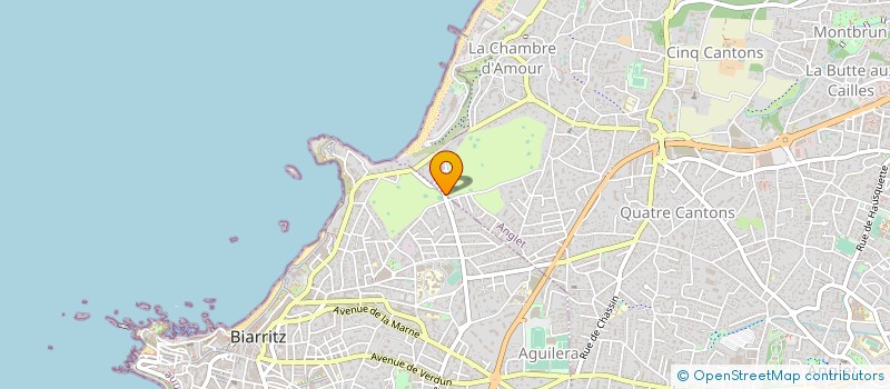 localisation de l'entreprise ETXEDER à BIARRITZ